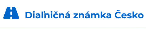Diaľničná známka Česko
